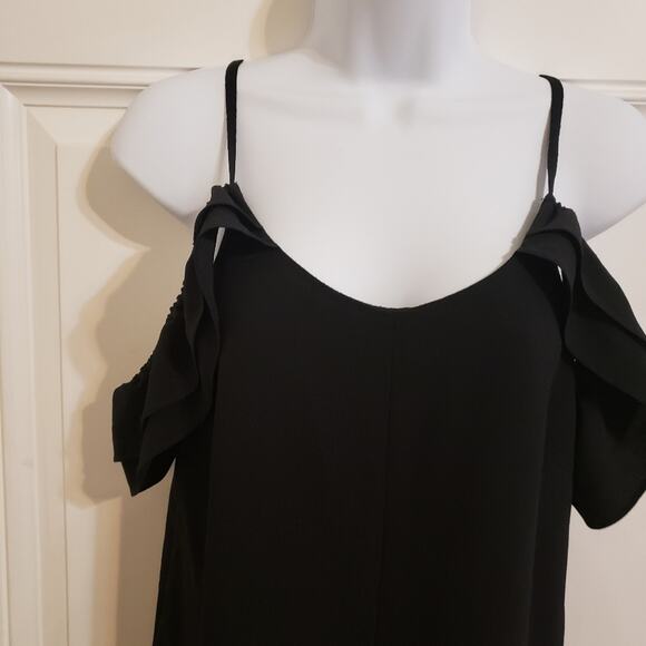 TopShop Sleeveless Black Romper NWOT - Picture 4 of 11
